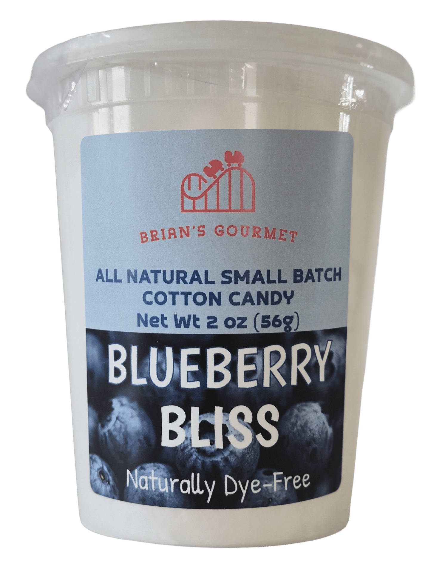 Blueberry Bliss - All Natural & Dye-Free Cotton Candy - Brian's Gourmet