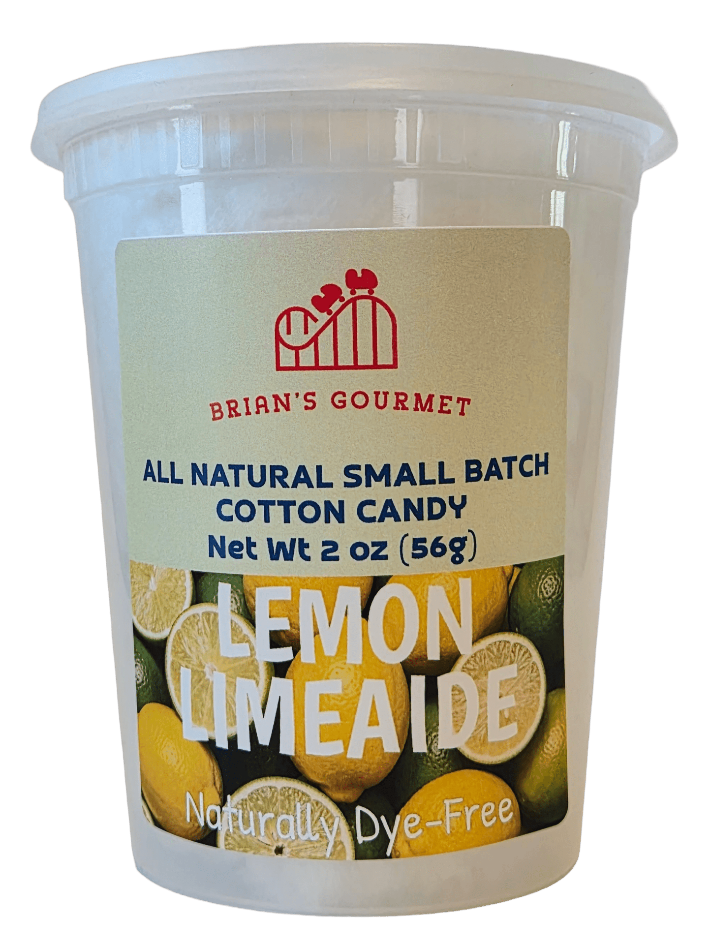 Lemon-Limeaide - All Natural & Dye-Free Cotton Candy - Brian's Gourmet