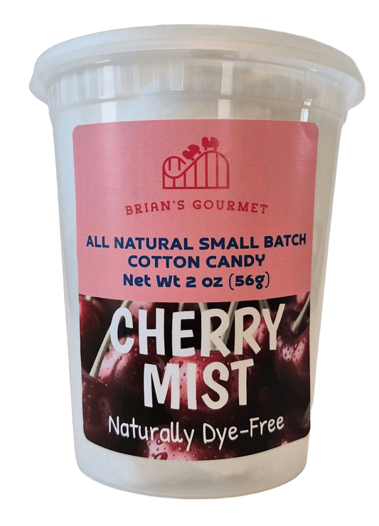 Cherry Mist - All Natural & Dye-Free Cotton Candy - Brian's Gourmet