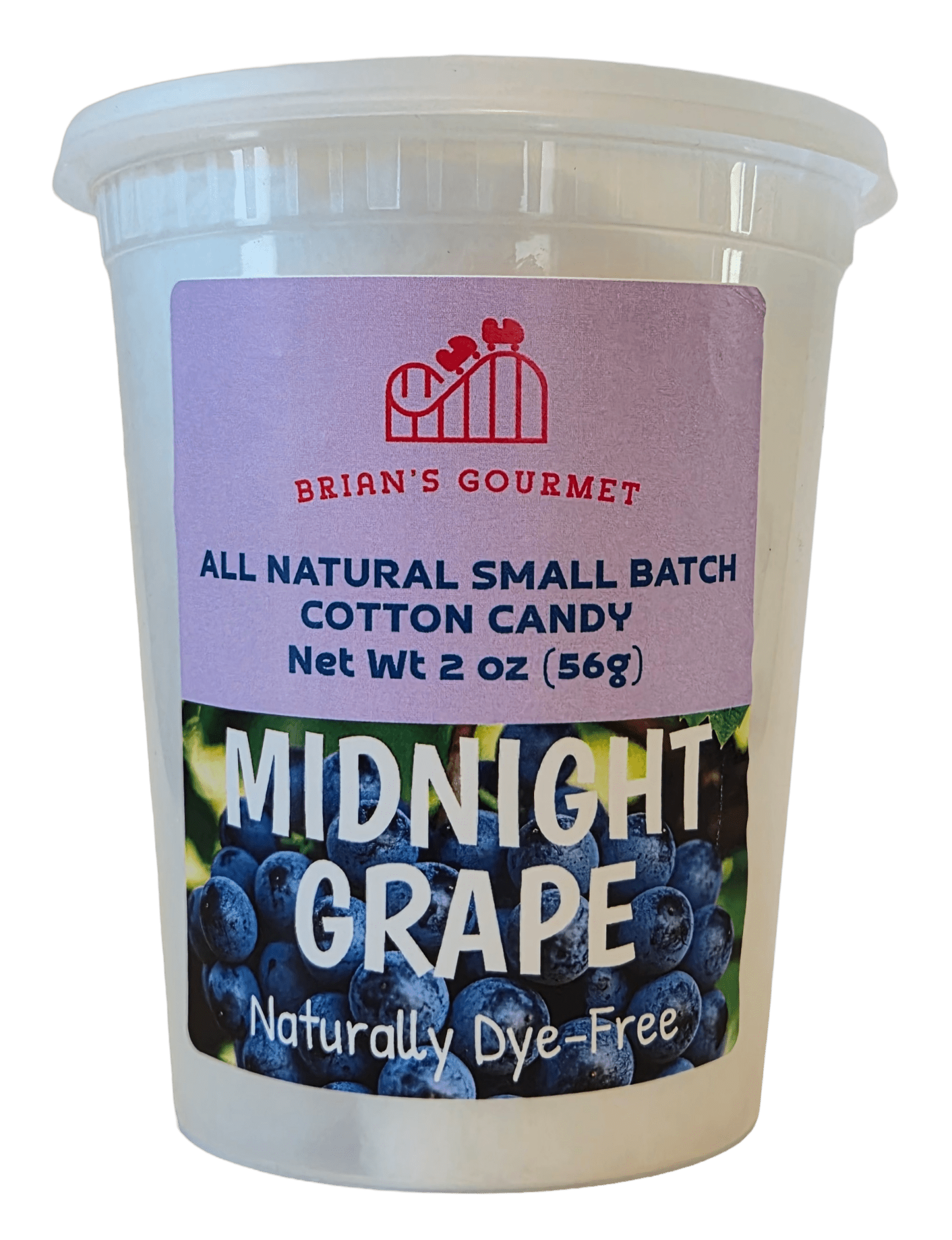 Midnight Grape - All Natural & Dye-Free Cotton Candy - Brian's Gourmet