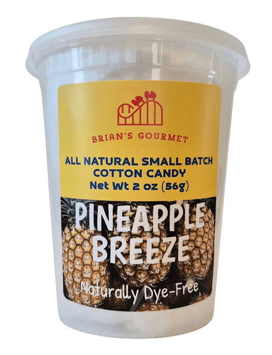 Pineapple Breeze - All Natural & Dye-Free Cotton Candy - Brian's Gourmet