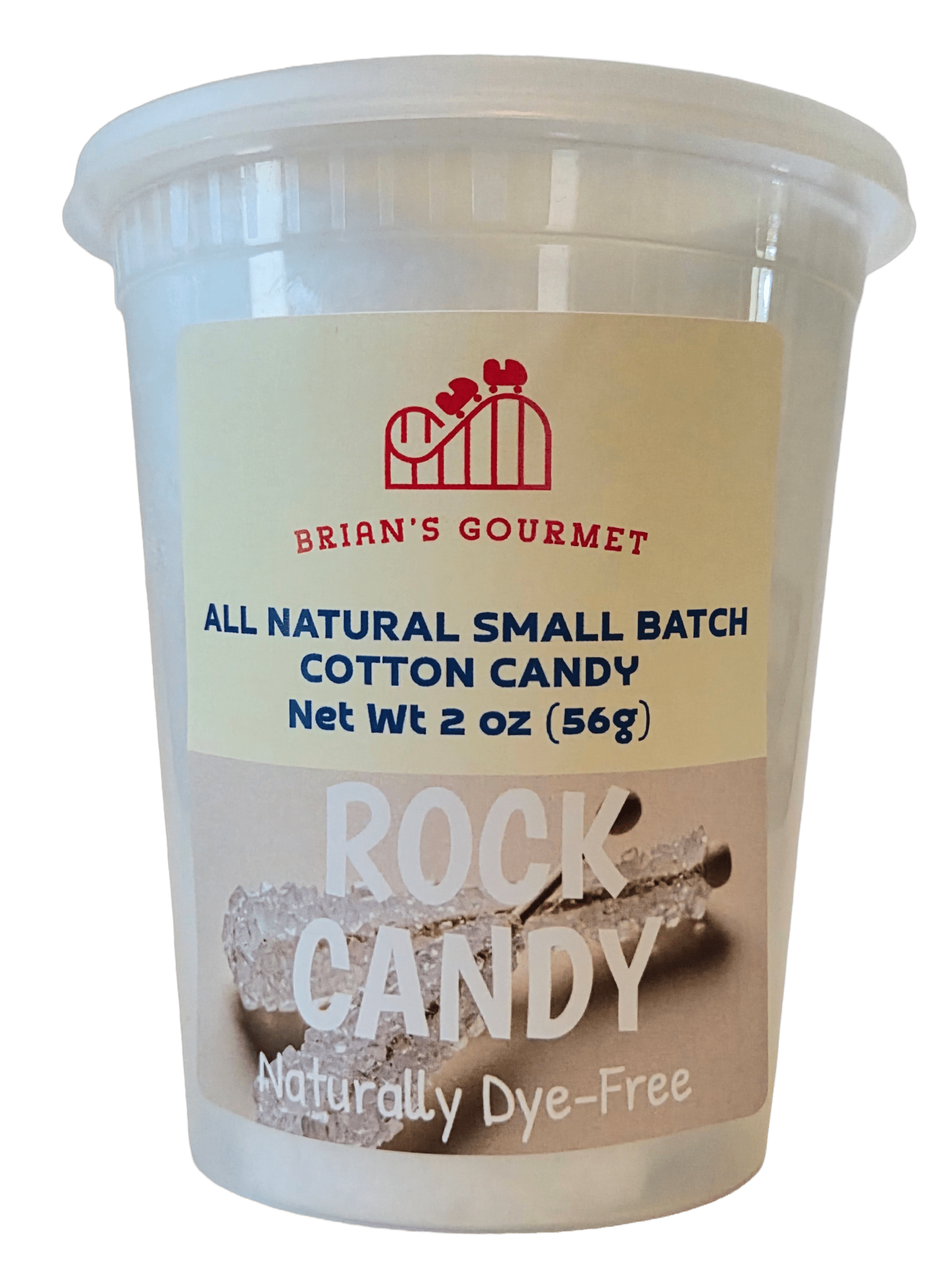 Rock Candy - All Natural & Dye-Free Cotton Candy - Brian's Gourmet
