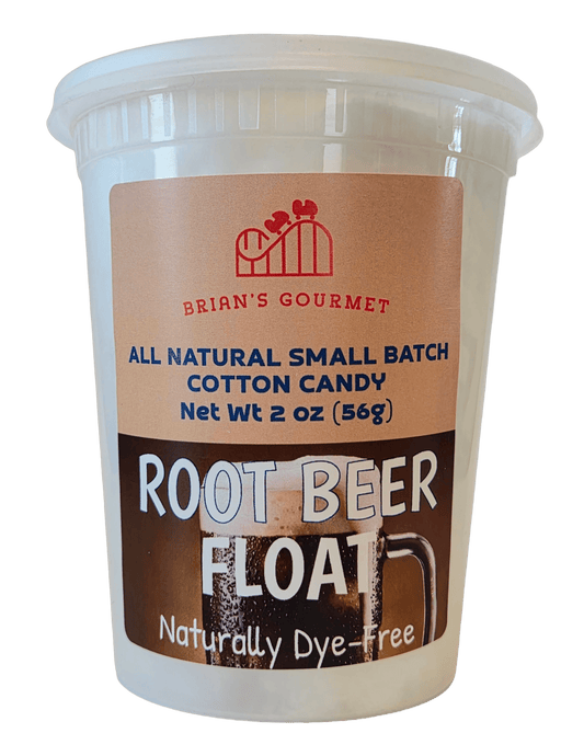 Root Beer Float - All Natural & Dye-Free Cotton Candy - Brian's Gourmet