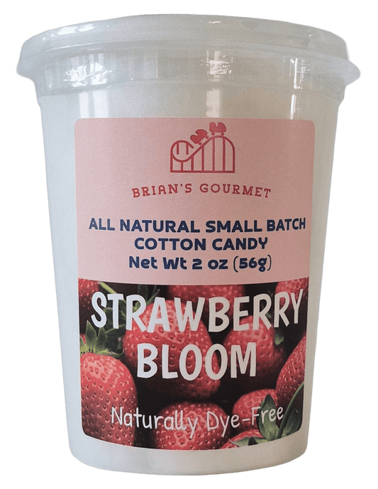 Strawberry Bloom - All Natural & Dye-Free Cotton Candy - Brian's Gourmet
